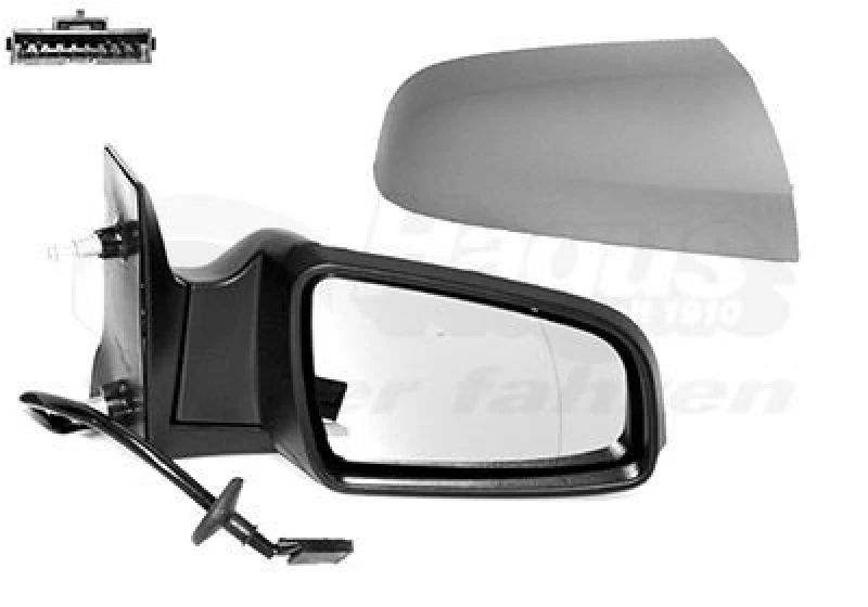 Image of VAN WEZEL Wing mirror VAN WEZEL 3792818