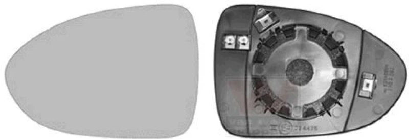 Image of VAN WEZEL Wing mirror glass VAN WEZEL 8323837