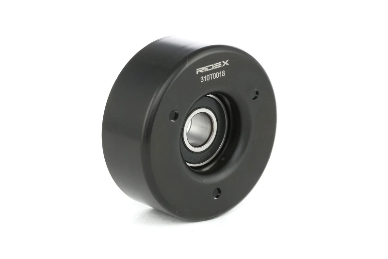 Image of RIDEX 310T0018 Tensioner Pulley Metal Tensioner Pulley,v-ribbed belt (310)