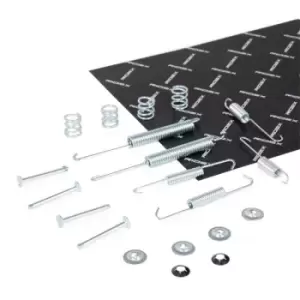 Image of RIDEX Accessory Kit, brake shoes 1502A0049 RENAULT,PEUGEOT,CITROEN,CLIO II (BB0/1/2_, CB0/1/2_),LAGUNA I (B56_, 556_),CLIO II Kasten (SB0/1/2_)
