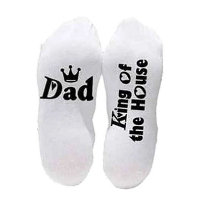 Image of Aquarius Novelty Cotton Mid Calf Socks with Funny Slogans White male