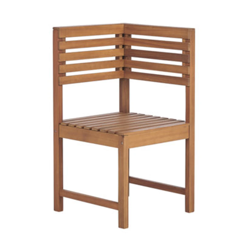 Image of Beliani Garden Corner Section Treia Acacia Wood Brown