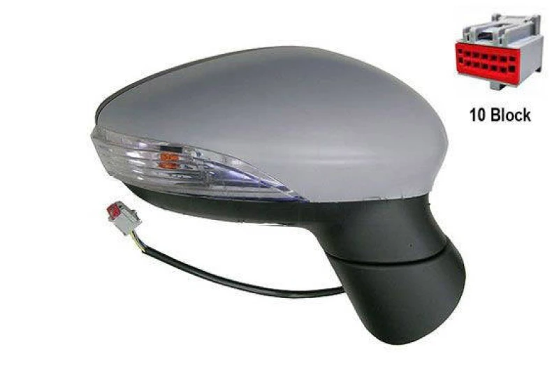 Image of ALKAR 6142362 Wing mirror Right, Electric, Aspherical, primed Outside Mirror (50)