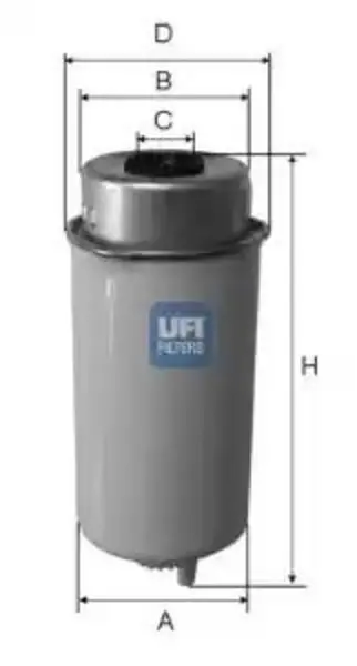 Image of UFI 24.457.00 Fuel Filter