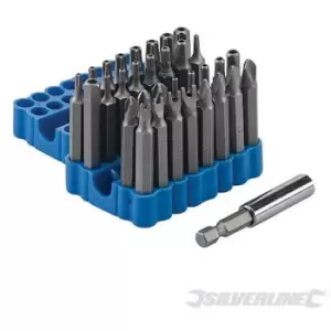 Image of Silverline - Security Bit Set 33pce - 50mm