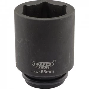 Image of Draper Expert 3/4" Drive Deep Hexagon Impact Socket Metric 3/4" 55mm