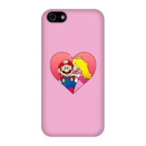 image of Nintendo Super Mario Peach Kiss Phone Case - iPhone 5C - Snap Case - Gloss