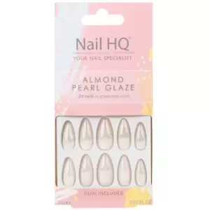 Image of Nail HQ Almond Pearl Glaze False Nails