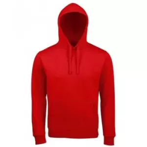 Image of SOLS Unisex Adults Spencer Hooded Sweatshirt (3XL) (Red)