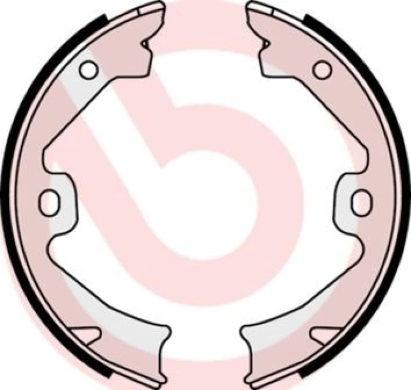 Image of BREMBO Handbrake shoes BREMBO S 52 509