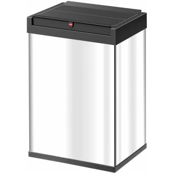 Waste Bin Big-Box Swing Size L 35 L Stainless Steel 0840-111 - Silver - Hailo