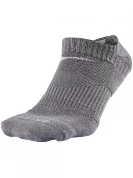 Image of Mens Nike Dri Fit Performance No Show Socks Grey