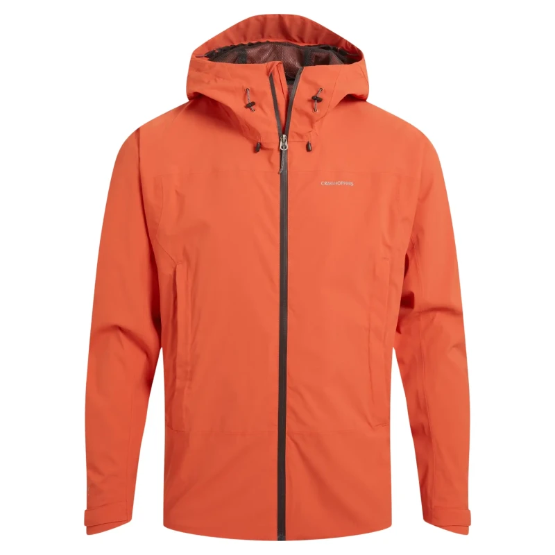 Image of Craghoppers Craghoppers Men Ponsa Breathable Waterproof Jacket in Green Size: Medium Green M Male 5063260143196
