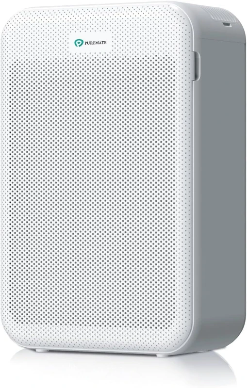 Image of PureMate HEPA Air Purifier w/ H13 True HEPA​, 99.97% Allergen Removal, CADR 384 m³/h, Ultra Quiet, 3-Speed Fan, Sleep & Auto Mode Air Quality White Un