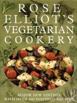 Image of Rose Elliots Vegetarian Cookery by Rose Elliot Hardback