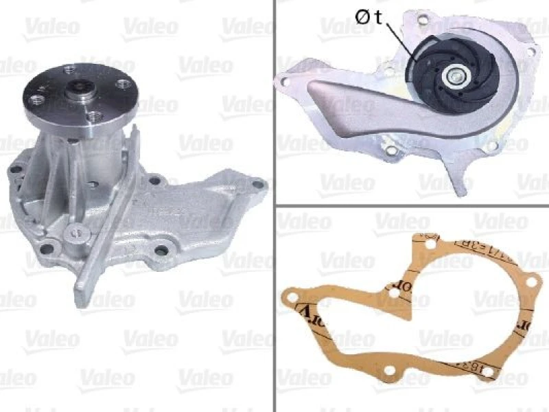 Image of Water pump VALEO 506472
