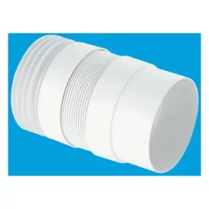 image of Flexible Extension for WC Connectors - 110mm Outlet - Mcalpine