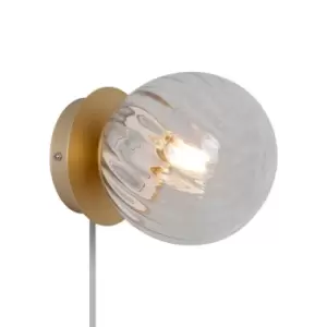 Image of Nordlux Chisell Flush Light - Brass