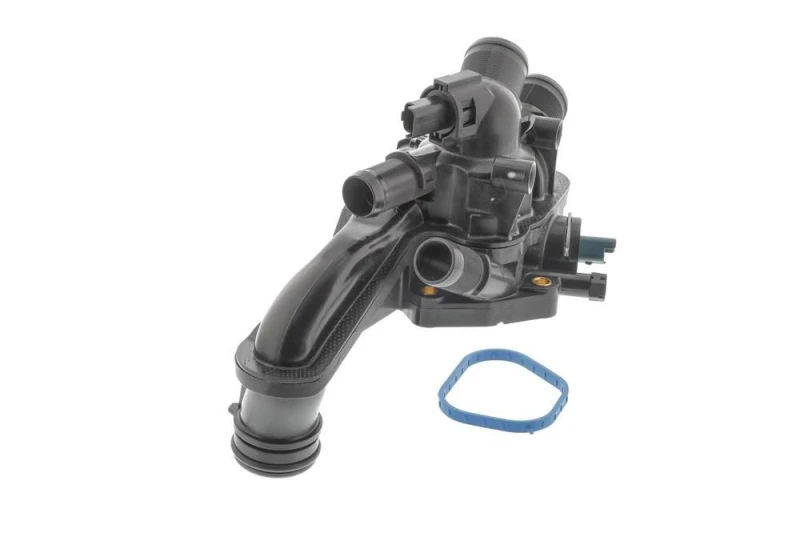 Image of TOPRAN 502 375 Thermostat Housing transmission sided, with thermostat, with gasket/seal Thermostat Housing (1792)