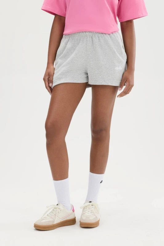 Image of Ellesse Womens Altilia Shorts in Light Grey Size: 12 Light Grey Female 12