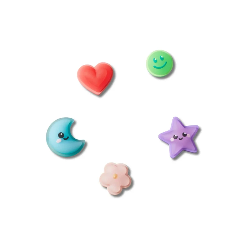 Image of Crocs Jibbitz Crocs Cutie Friendship Beads (x5) Multicolore Unisex TU