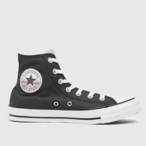 Converse Dark Grey Ombre Hi Trainers