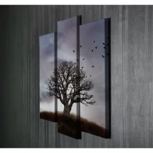 Image of UC009 Multicolor Decorative Canvas Painting (3 Pieces)