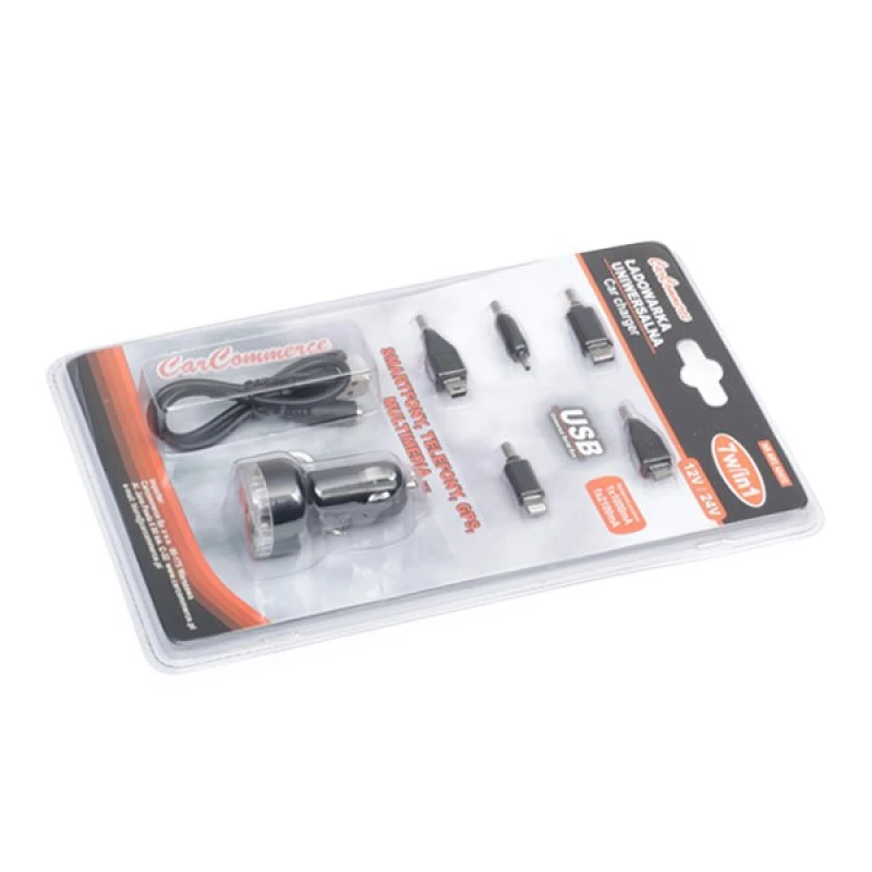 Image of CARCOMMERCE 42472 Car mobile phone charger Number of inlets/outlets: 2 USB Car mobile phone charger (100026)