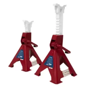 image of Sealey Axle Stands (Pair) 3 Tonne Capacity per Stand Ratchet Type