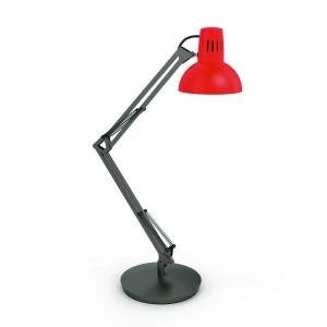 image of Alba Architect LED Desk Lamp Red ARCHICOLOR R1