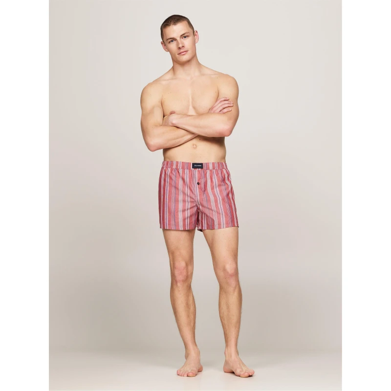 Image of Tommy Hilfiger 2 Pack of Boxers - Red Red M