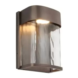 Image of Outdoor IP44 Wall Light Sconce Antique Bronze LED 14W Bulb External d00621