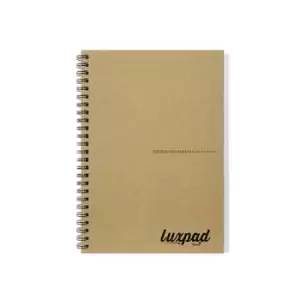 Image of Silvine Luxpad Recycled Hardback Kraft Notebook 160pp A5 THBPINA5KR