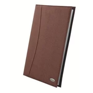 Image of Soft Touch Display Book A4 Chocolate Suede (36 Pockets)