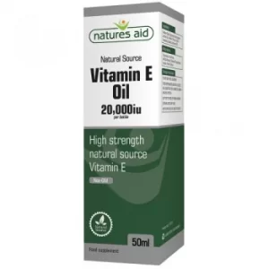 Image of Natures Aid Vitamin E Oil 20,000iu 50ml