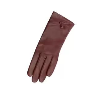 Image of Eastern Counties Leather Womens/Ladies Tina Leather Gloves (S) (Oxblood)