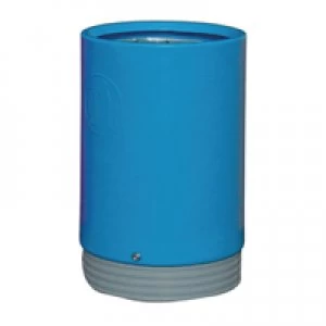 image of Slingsby Outdoor Open Top Bin 75 Litre Blue 321777