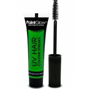 Image of (5 Pack) PaintGlow UV Neon Hair Colour Streaks (Green) 15ml