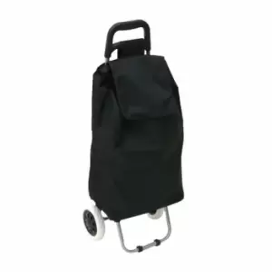 image of Oypla - 2 Wheel Folding Shopping Trolley Bag Cart Market Laundry