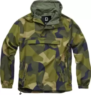 Image of Brandit Summer Windbreaker Hoodie, green, Size 4XL, green, Size 4XL