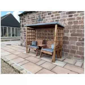 Image of Charles Taylor Grand Henley Twin Seat Arbour Grey