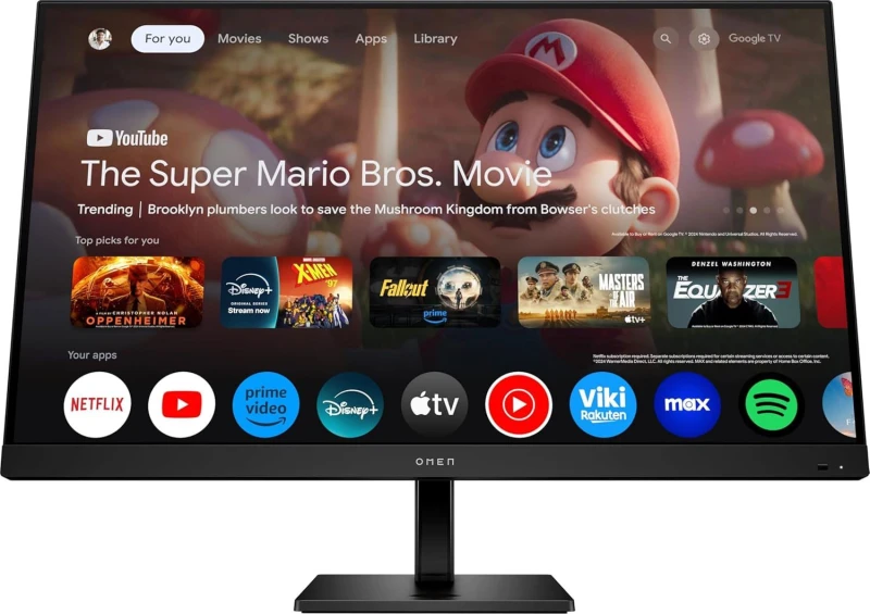 Image of HP OMEN 32x 31.5" Ultra HD 144Hz Gaming Monitor with FreeSync Premium and NVidia G-Sync - Black