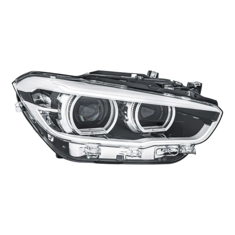 Image of HELLA 1EX 011 930-421 Headlights LED, without LED control unit for low beam/high beam, Right, with motor for headlamp levelling, LED Headlight (259)