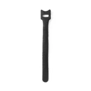 Image of StarTech.com 6" Hook and Loop Cable Ties - 50 Pack - Black - Reusable Cable Straps - Adjustable and Flexible - Cord Organizer Tie/Wraps for Cable Mana