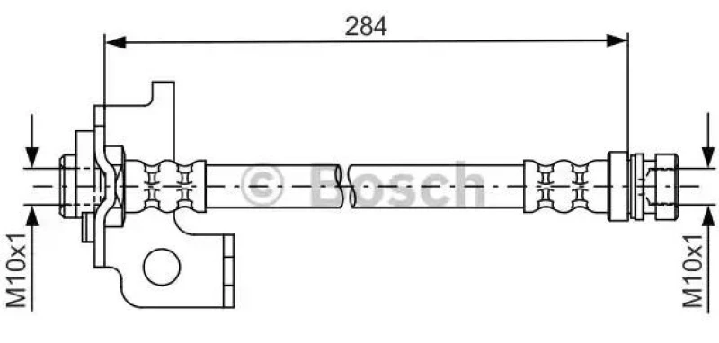 Image of Bosch 1 987 481 795 Brake Hose Brake Hose (83)