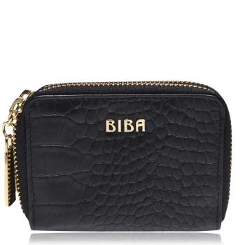 Image of Biba Double Zip Purse - Black
