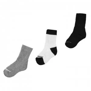 Image of Skechers 3 Pack Socks Junior - Black/White