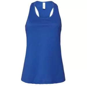 image of Bella + Canvas Womens/Ladies Racerback Tank Top (S) (True Royal)