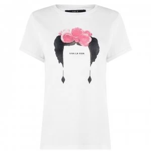 Image of SET Motif Front T-Shirt - 1006 CLOUD