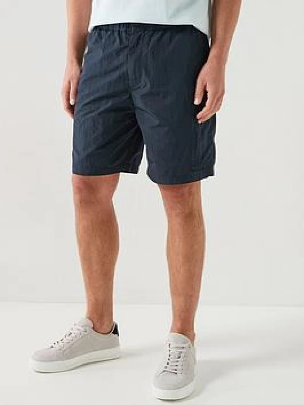 Image of Barbour International Cargo Shorts - Blue Male S